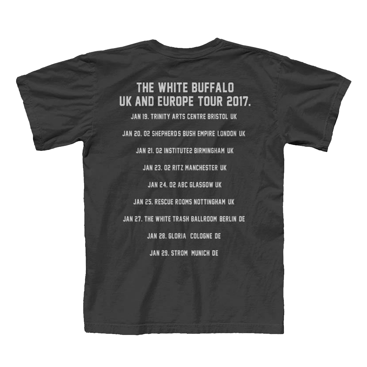 UK And Europe 2017 Tour Tee
