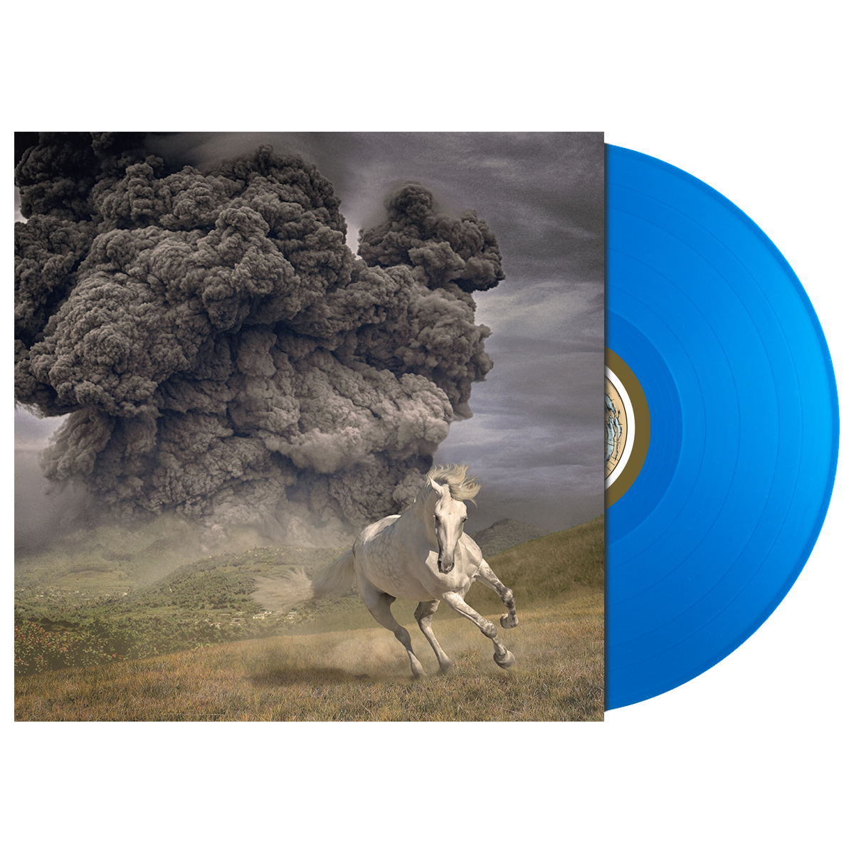 Year Of The Dark Horse Signed Transparent Blue LP