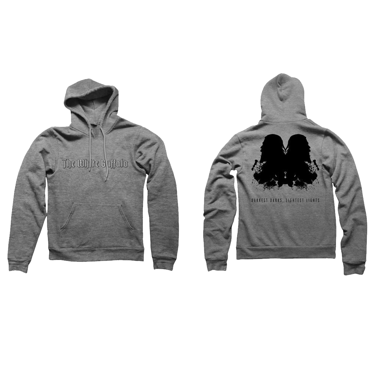 DARKEST DARKS GREY HOODY - ONLINE EXCLUSIVE