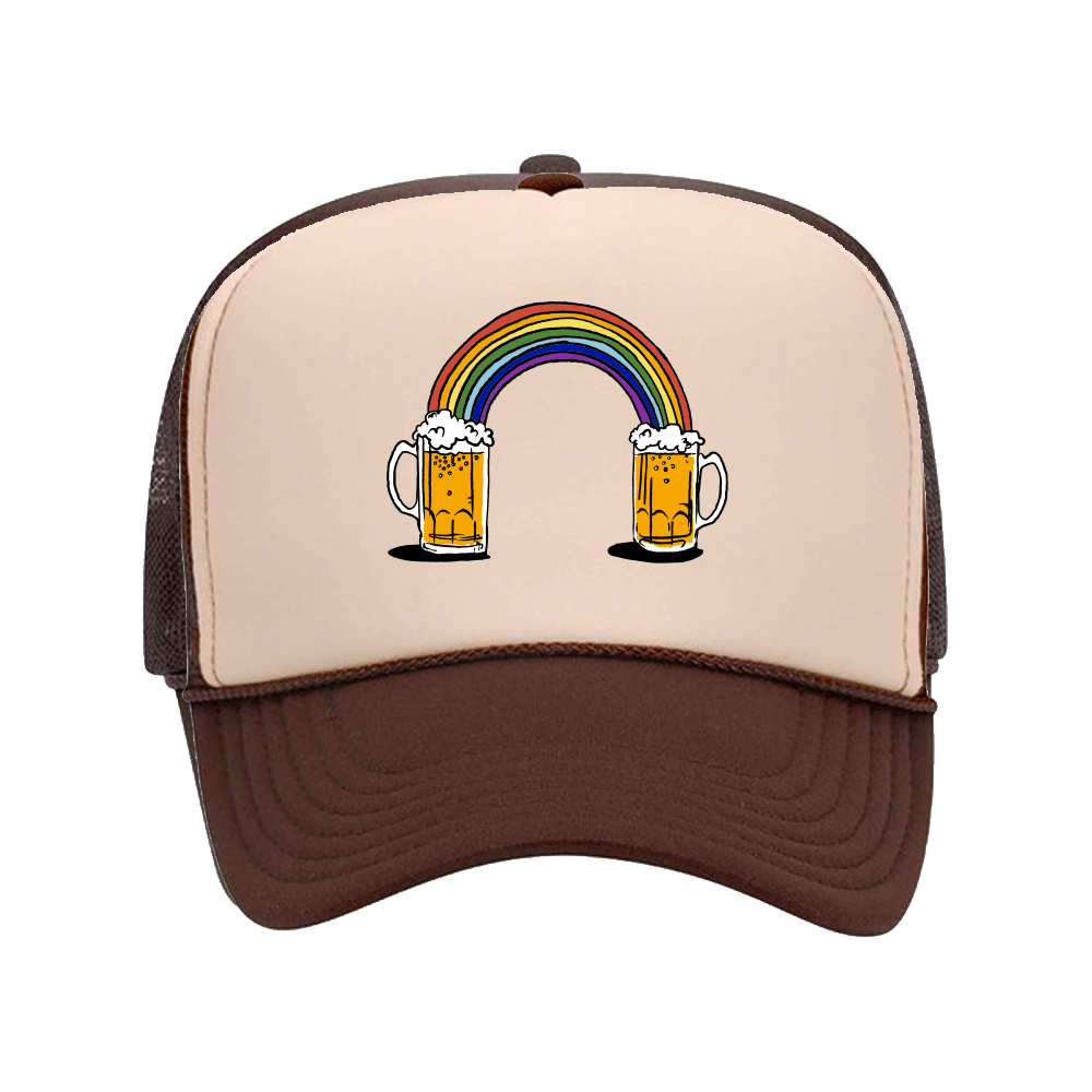 Rainbeers Brown/Tan Trucker Hat