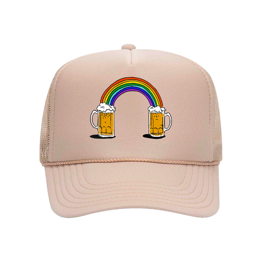 Rainbeers Khaki Trucker Hat