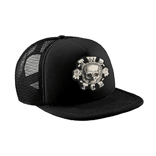 Skull Logo Snapback Cap