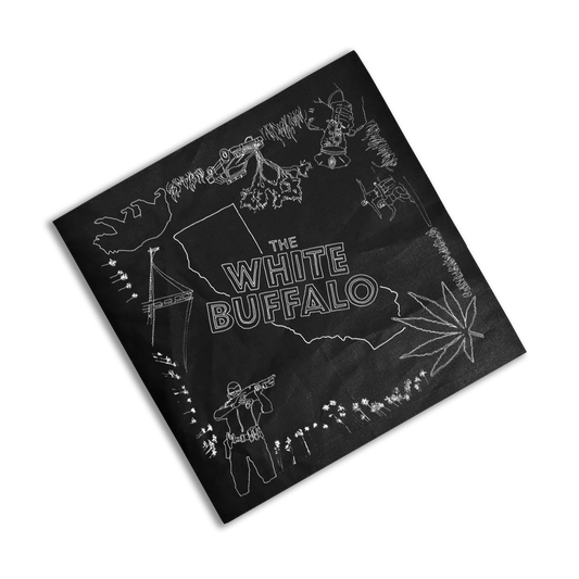 The White Buffalo Black Bandana