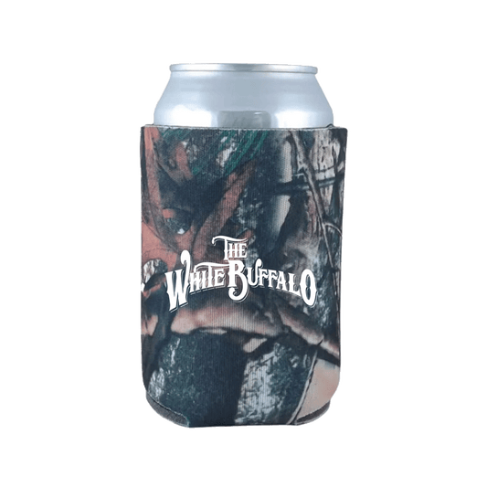 The White Buffalo Logo True Camo Koozie