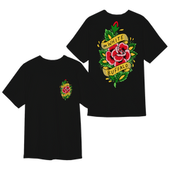Rose Tattoo Black T-Shirt